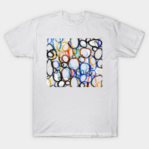 Hoops and Loops T-Shirt by fossdesign